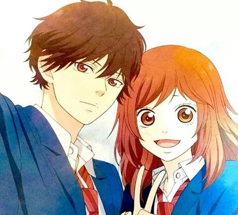 Kou x Futaba - Ao Haru Ride Couple Pp Anime, Couple Pp, Pp Anime, Ao Haru, Ao Haru Ride, Anime