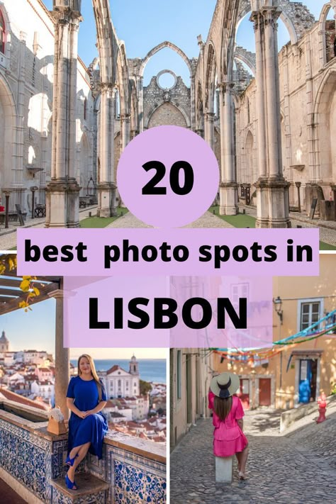 Lisabona Photography, Instagram Spots Lisbon, Lisbon Portugal Instagram Spots, Must See In Lisbon Portugal, Lisbon Portugal Photos, Lisbon September Outfit, Travel To Lisbon Portugal, Outfits To Wear In Portugal, What To Wear In Lisbon In April