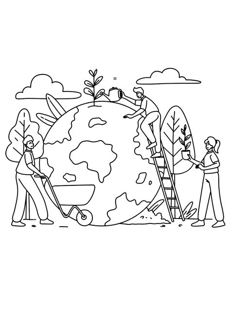 Earth Day - Lol Coloring Pages Recycling Coloring Pages, Recycle Coloring Pages, Earth Day Coloring Pages Free Printable, Save Earth Coloring Pages, Earth Coloring Page Free Printable, Free Printable Earth Day Coloring Sheets, Earth Coloring Pages, Earth Day Coloring Pages, Clipart Black And White