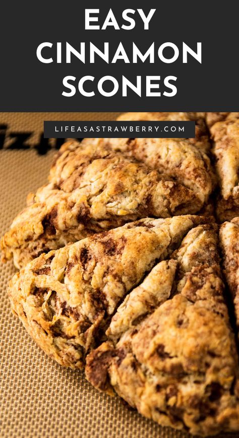 Homemade Cinnamon Butter, Autumn Easter, Perfect Scones, Keto Scones, Easy Scones, Autumn Brunch, Cinnamon Scones Recipe, Cinnamon Chip Scones, Basic Scones