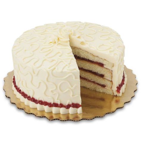 Raspberry Elegance Cake | Publix Super Markets Copycat Publix Raspberry Elegance Cake, Raspberry Elegance Cake Recipe, Publix Desserts, Vanilla Cream Cake Recipe, Publix Cakes, Berry Chantilly Cake, Publix Bakery, Hawaiian Cake, French Vanilla Cake