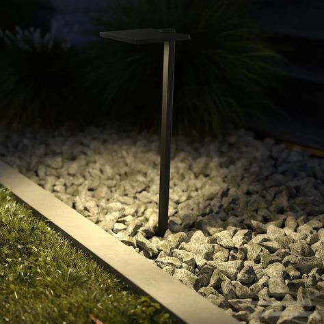 2700K LED 6" Shallow Shade Path Light Black | Kichler Lighting Outdoor Path Lighting, Kichler Lighting, Path Lights, 12v Led, Electrical Components, Energy Efficient Lighting, Light Texture, Landscape Lighting, New Builds