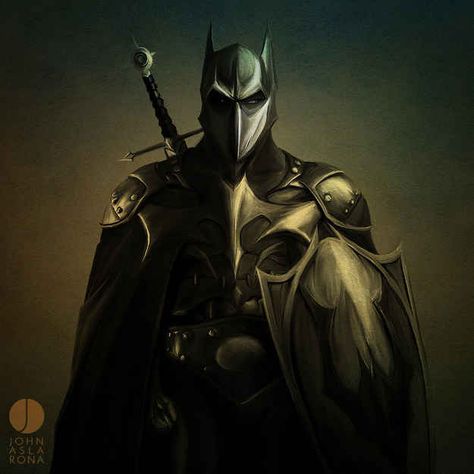 Batman of the 14th Century | 17 Visions Of Batman Throughout The Ages Batman Fan Art, The Bat Man, Arkham City, Comic Manga, Im Batman, Batman Arkham, Batman Art, Comic Book Characters, Gotham City