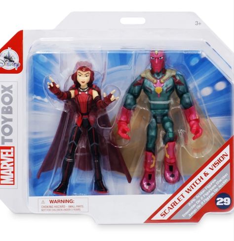 #Disney Store Exclusive – #Marvel Toy Box #WandaVision – #ScarletWitch & #Vision, #Carnage Figures Available Now

Details and links to buy - https://toyhypeusa.com/2021/04/05/disney-store-exclusive-marvel-toy-box-wandavision-scarlet-witch-vision-carnage-figures/

#Marvel #Figlife #ActionFigures Scarlet Witch And Vision, Captain America Motorcycle, Ben 10 Action Figures, Marvel Vision, Marvel Young Avengers, Marvel Figure, Marvel Action Figures, Marvel Toys, Young Avengers