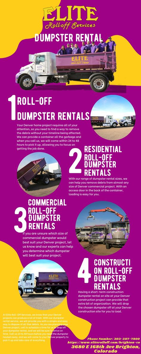 Garbage Dumpster, Container Company, Junk Hauling, Roll Off Dumpster, Dumpster Rental, Dumpsters, Project Site, Denver Co, Remodeling Projects