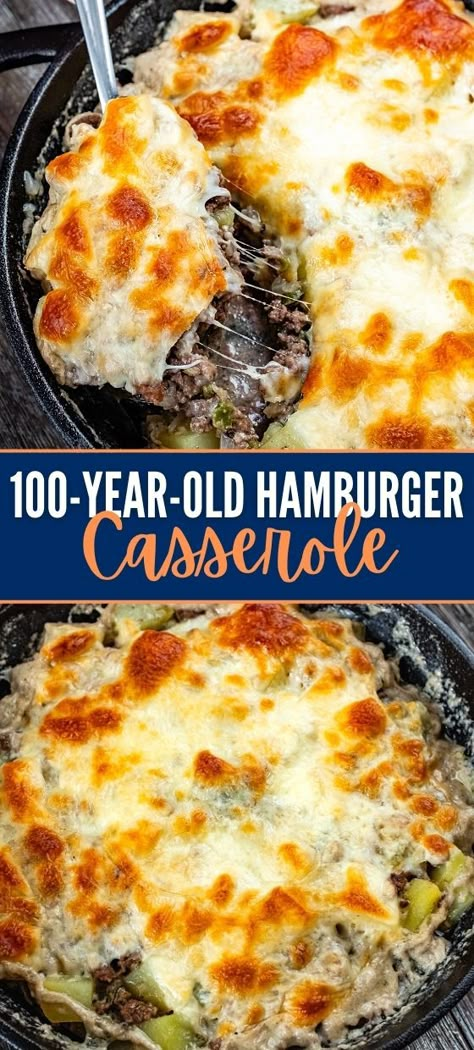 100 Year Old Hamburger Casserole, Old Fashioned Hamburger Casserole, Hamburger Patty Casserole, Mexican Hamburger Casserole Recipes, Easy Hamburger Casserole Recipes, Best Hamburger Casserole Recipes, Hamburger Casserole Recipes, Hamburger Casseroles, Hamburger And Potatoes