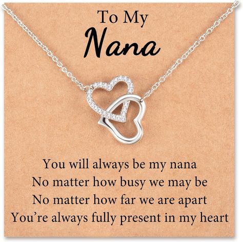 Amazon.com: JOGDIAM Nana Gifts Necklace, Birthday Jewelry Grandma Gifts for Nana Gigi Grandmother: Clothing, Shoes & Jewelry Grandma Christmas Gifts, Grandma Granddaughter, Nana Christmas Gifts, Nana Necklace, Granddaughter Necklace, Grandma Necklace, Gifts For Grandma, Mother Daughter Necklace, Granddaughter Birthday