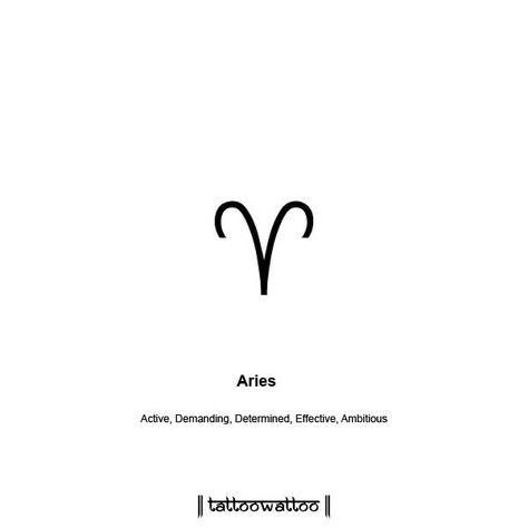 Aries Sign Tattoo Symbols, Minimalistic Aries Tattoo, Mini Aries Tattoo, Aries Symbol Tattoos, Aries Zodiac Tattoos, Symbol Tattoos With Meaning, Glow Tattoo, Small Wolf Tattoo, Dna Tattoo