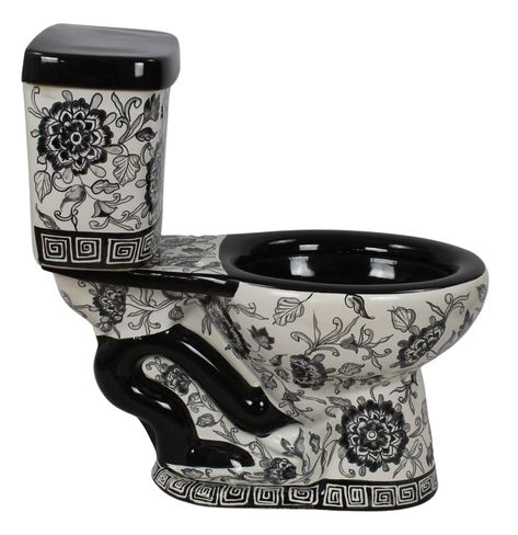 "AVAILABLE IN ELONGATED COMFORT HEIGHT All flushing Mechanism with flush handle and installation hardware is included 100% hand painted before is fired, so the paint will never fade, it is a true ceramic piece of Art. We can customize any design and/or colors: Own a unique Hand Painted Mexican Talavera Toilet made by the Artisan's dedicated work and passion. Forget...#Accessories #Style #Fashion #JewelryDesign #Jewelry #Gemstone #JewelryAddict #HandmadeJewelry #JewelryLovers #StatementJewelry Dark Boho Bathroom Decor, Mexican Toilet, Aesthetic Toilet, Talavera Toilet, Painted Toilet, Colored Toilets, Gothic Bathroom, Flush Handle, Ceramic Toilet