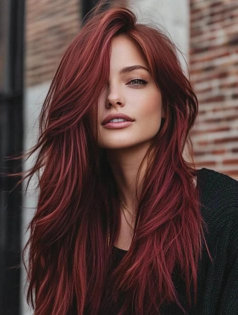 Top Hair Color Ideas for Autumn: Warm, Vibrant Shades to Embrace the Season Auburn And Caramel Highlights, Rich Auburn Hair Color, Hair Color Ideas For Autumn, Autumn Hair Color, Dark Auburn Hair Color, Best Hair Color Ideas, The Best Hair Color, Dark Auburn Hair, Ideas For Autumn