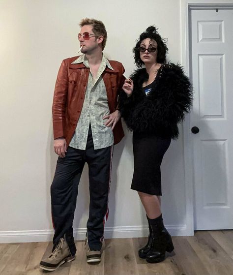 Creative Movie Costumes, Make Halloween Costume Ideas, Tatum And Stu Costume, Breakfast Club Couple Costume, Iconic Film Couples, Short Brunette Halloween Costumes Ideas, Pop Culture Icon Costume Ideas, Cool Halloween Couple Costumes, Marla Singer And Tyler Durden