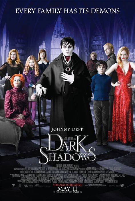 Johnny Depp Dark Shadows, Dark Shadows Movie, Dark Shadows 2012, Jackie Earle Haley, Halloween Films, Shadow Film, David Collins, Colleen Atwood, Barnabas Collins