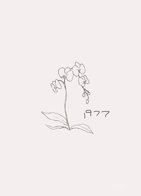 Sage Branding, Orchid Flower Tattoos, Orchid Drawing, 16 Tattoo, Love Patience, Orchid Tattoo, Doodle Tattoo, Cute Little Tattoos, Each Zodiac Sign