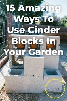 Cinder Blocks Diy, File Cabinet Makeover, Cinder Block Garden, Diy Bench Outdoor, Diy Wainscoting, Painted Front Porches, Cinder Blocks, Cement Blocks, Diy Blanket Ladder