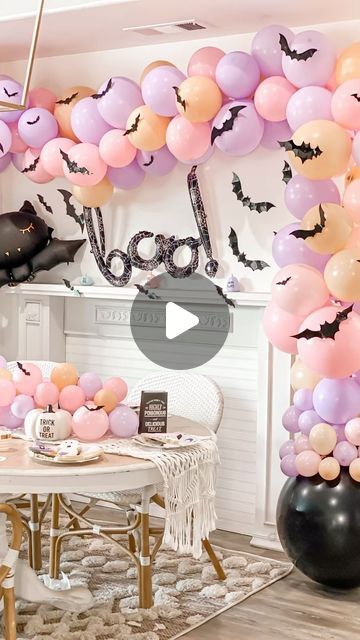 Trish 💕 Beautiful Lifestyle Blogger on Instagram: "DIY Spooky Cute Halloween party 👻💕 Comment “shop” for the links! Throwing it back to one of my favorite party set ups!!! I had so much fun setting up and decorating! I think it turned out so cute!! What’s your favorite part??? I might have to get some more balloons 🎈 for this years set up!!! 
.
.
Spooky cute Halloween party 👻💕

Comment SHOP below to receive a DM with the link to shop this post on my LTK ⬇ https://liketk.it/4RKK3 #ltkparties #ltkhome #ltkseasonal
.

#halloween #pinkhalloween #pinkoween #pink #pastels #halloweenparty #halloweendecor #halloweendecorations #halloweenvibes #party #partytime #partydecor #partydecorations #partyplanner #partyideas #betterhomesandgardens #ltk #amazon #amazonfinds #diy #diyparty #diycrafts #d Pink Halloween, Party Planner, Better Homes And Gardens, Diy Party, Lifestyle Blogger, Cute Halloween, Ups, Party Time, Halloween Party