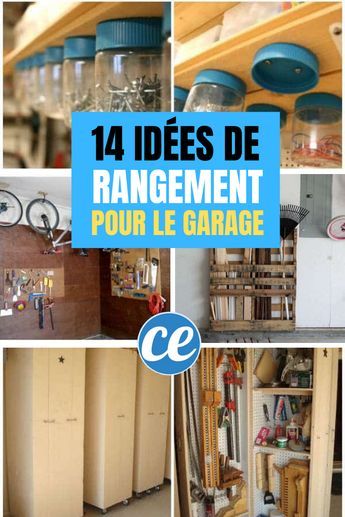 Organisation Garage, Diy Garage, Garage Organization, Skis, Lockers, Armoire, Garage, Garage Organisation