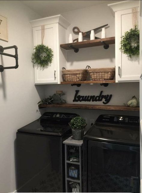 Laundry Room Redesign, Sliding Door Shower, Laundry Closet Makeover, Perfect Laundry Room, Bathroom Decor Ideas On A Budget, Laundy Room, Laundry Room Update, Small Laundry Room Makeover, Ideas Bathroom Decor