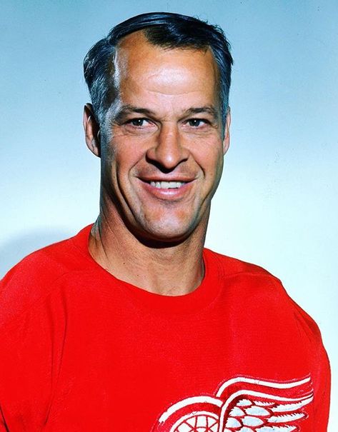 Mr Hockey-Geordie Howe Gordie Howe, Detroit Red Wings, Red Wings, Nhl, Hockey, Mens Polo, Men's Polo Shirt, Polo Shirt, Mens Tops