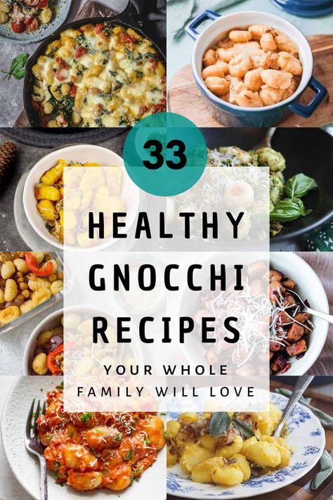 Healthy Gnocchi Recipes, Vegetarian Gnocchi Recipes, Healthy Gnocchi, Healthy Meals For Dinner, Recipes Gnocchi, Gnocchi Recipes Healthy, Gnocchi Recipes Easy, Gnocchi Recipes Homemade, Gnocchi Dishes