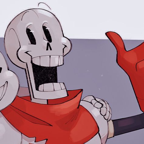 Papyrus Undertale Icon, Sans And Papyrus Matching Icons, Papyrus Pfp, Pfp Undertale, Undertale Matching Pfp, Silly Skeleton, Papyrus Undertale, Sans Papyrus, Sans And Papyrus