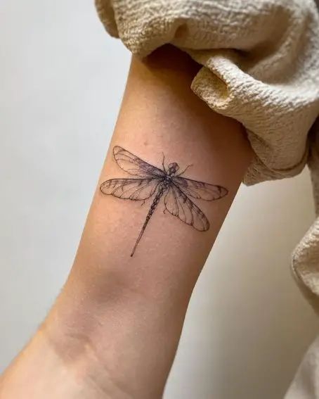 40 Stunning Dragonfly Tattoo Ideas To Inspire You In 2024 Purple Dragonfly Tattoo, Unique Dragonfly Tattoo, Tattoos Butterflies, Dragonfly Tattoo Ideas, Small Dragonfly Tattoo, Dragonfly Tattoos, Purple Dragonfly, Dragonfly Tattoo Design, Darkest Black Color