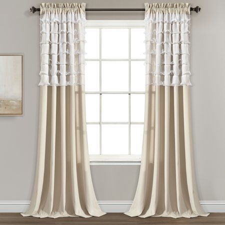 Popular Window Treatments, Curtain Styles, Elegant Curtains, Stylish Curtains, Lush Decor, Sheer Curtain Panels, Rod Pocket Curtain Panels, Rod Pocket Curtains, Sheer Curtain