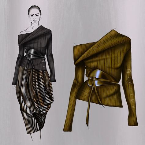 Grartus fashion illustration on Instagram: "*Knitted* Fabric textures rendering Painted on Procreate Brushes: studio pen, dry ink #fashionart #fashionartist #fashionartists #digitalart #latex #digitalpainting #fashionillustration #fashionillustrator #artprocess #fabricstudy #grartus #fashion #fashioninspiration #fashiondrawing #hautecouture #fashionillustration #fashionillustrator #grartus #fashionillustrationoftheday #fashionblogger #fabrictexture" Dress Illustration, Flat Design Illustration, Jewellery Design Sketches, Fashion Illustration Sketches Dresses, Fashion Design Collection, Art Print Collection, Sketches Dresses, Fashion Illustration Dresses, Fabric Textures