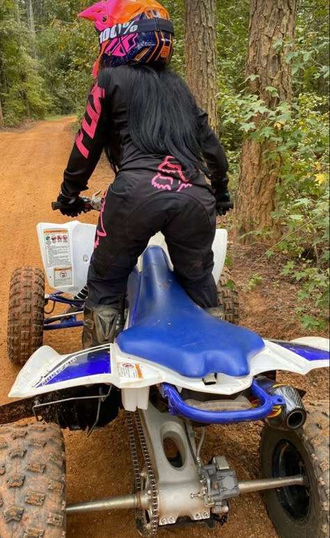 Cute Atv Riding Outfit, Bike Riding Aesthetic, Aesthetic Pleasing, Motocross Love, Everyday Fits, Atv Riding, Cute Nike Outfits, Pretty Bike, Dream Aesthetic