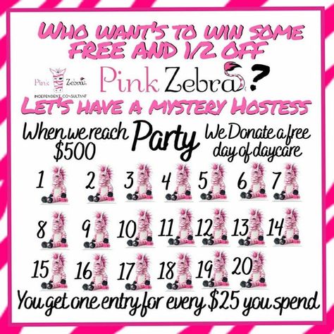 Pink Zebra Guess How Many Sprinkles, Pink Zebra Games, Pink Zebra Sprinkles Business, Pink Zebra Party, Pink Zebra Consultant, Mystery Hostess, Pink Zebra Recipes, Zebra Party, Pink Zebra Sprinkles