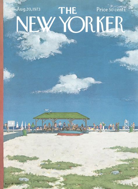 The New Yorker Magazine, New Yorker Magazine, New Yorker Covers, Magazine Illustration, Conde Nast, August 20, Vintage Magazine, The New Yorker, Summer Art