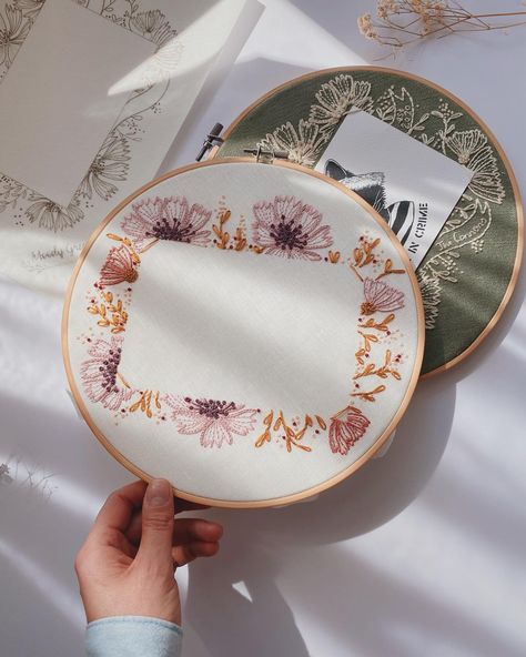 ✨SHOP UPDATE ✨ Tender cornflower design photo frame hand embroidery pattern is finally out and available in my Etsy shop🌿 Pattern is made … | Instagram Embroidered Photo, Embroidery Hoop Wall, Embroidery Hoop Wall Art, Embroidery Wall Art, Diy Embroidery Patterns, Framed Embroidery, Hand Embroidery Kit, Hand Embroidery Projects, Embroidery Gifts