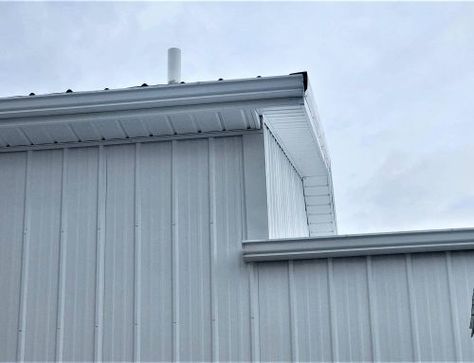 How to Paint Metal Buildings and Pole Barns the Right Way Painting Metal Buildings, Painting Steel Siding, Painting Metal Siding, Painting Aluminum Siding, Metal Siding House, How To Paint Metal, Diy Pole Barn, Metal Pole Barns, Metal Garage Buildings