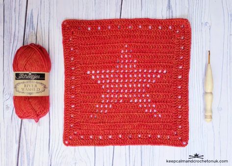 Filet Fantastic: Part 1 – The Star | Keep Calm and Crochet On U.K Crochet Fillet, Crochet Star Patterns, Crochet Patterns Filet, Fillet Crochet Patterns, Filet Crochet Charts, Fillet Crochet, Unique Blankets, Dishcloth Pattern, Knitted Afghans