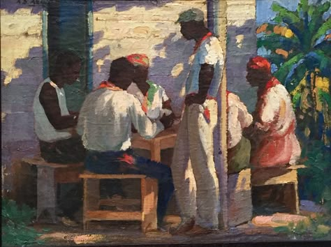 Cuban Paintings, Cuban Artwork, Cuba Painting, Cuba Art, Cuban Art, Black Art Painting, Perspective Art, Male Artist, Art References