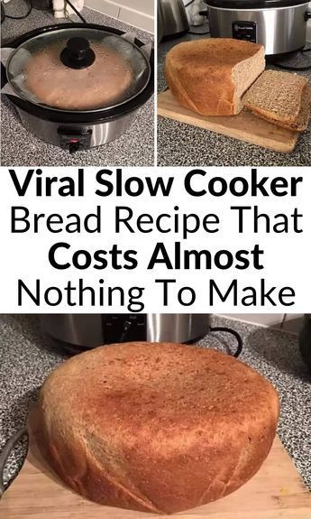 Staple Foods, Crock Pot Bread, Slow Cooker Bread, Make Bread, Loaf Of Bread, Bread Machine Recipes, Bread Recipes Sweet, Crockpot Recipes Slow Cooker, Crock Pot Cooking