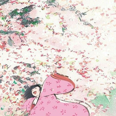 Kaguya Hime, Art Studio Ghibli, Princess Kaguya, Joe Hisaishi, Film Anime, Studio Ghibli Movies, Studio Ghibli Art, Ghibli Art, Ghibli Movies