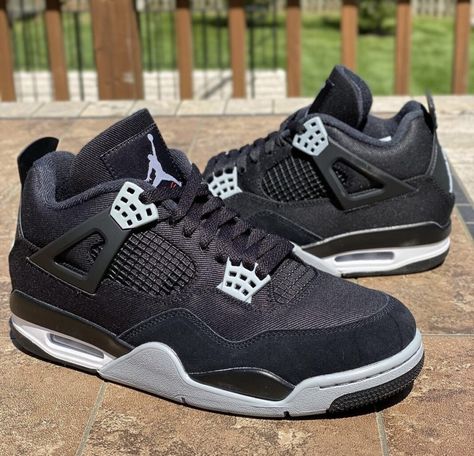 Air Jordan 4 Black Canvas DH7138-006 Release Date | SBD Jordan 4 Black Canvas, Jordan 4 Black, Jordan 4’s, Nike Shoes Girls, Jordan Shoes Girls, Black Jordans, Jordan 4s, Jordan Shoes Retro, All Nike Shoes