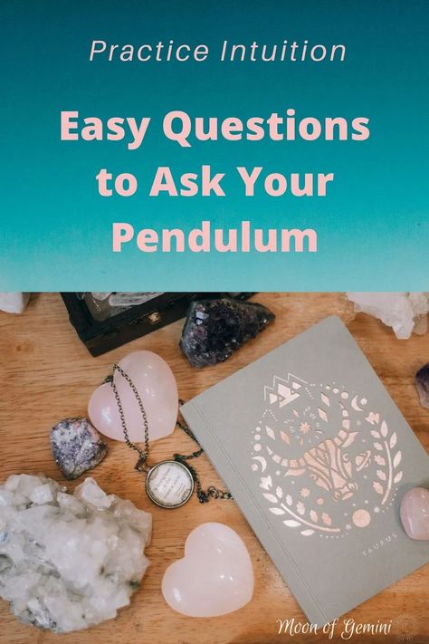 Just starting out with a pendulum? These are some easy questions to ask your pendulum. Pendulum Board, Pendulum Dowsing, Yes Or No Questions, Fun Questions To Ask, Crystal Pendulum, Wiccan Spell Book, What If Questions, Crystal Crafts, Easy Diy Art