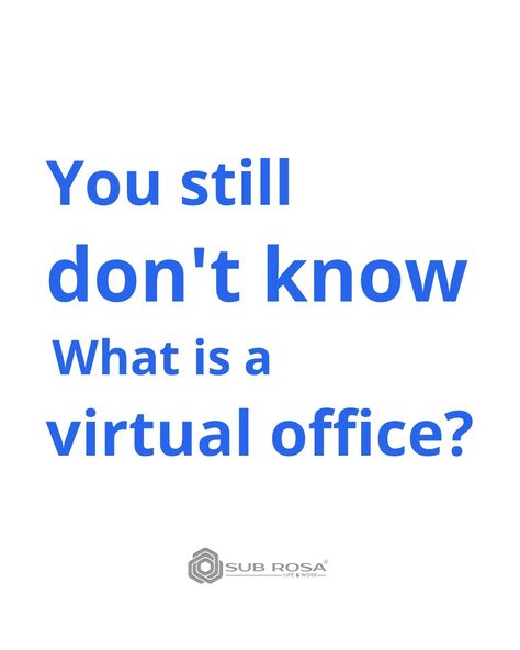 You still don't know What is a virtual office? A virtual office enables the use of office services without physical presence, as well as a virtual address and p.o. box for business communication. Our virtual office services include a registered address, company logo on our website, access to cowroking space and conference room for only €100 per month + VAT per month. 🤝 Experience the convenience, flexibility and savings that come with virtual solutions. #RemoteBusiness #VirtualOffice #Pro... Virtual Office, Business Communication, Event Space, Conference Room, Communication, Physics, Company Logo, Quick Saves