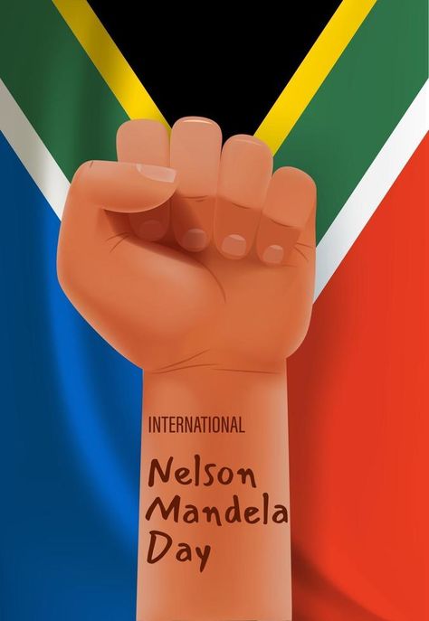 International Nelson Mandela day vector concept with flag and Africa continent silhouette Mandela Day Ideas, Nelson Mandela Project, Nelson Mandela Day, Mandela Day, Africa Continent, Nelson Mandela, Wellness Center, Project Ideas, Crafts For Kids