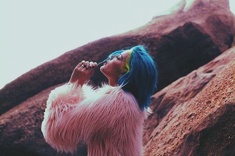 Halsey Colors, Halsey Songs, Hopeless Fountain Kingdom, New Americana, Chainsmokers, Halsey, Blue Hair, Ariana Grande, The Sky