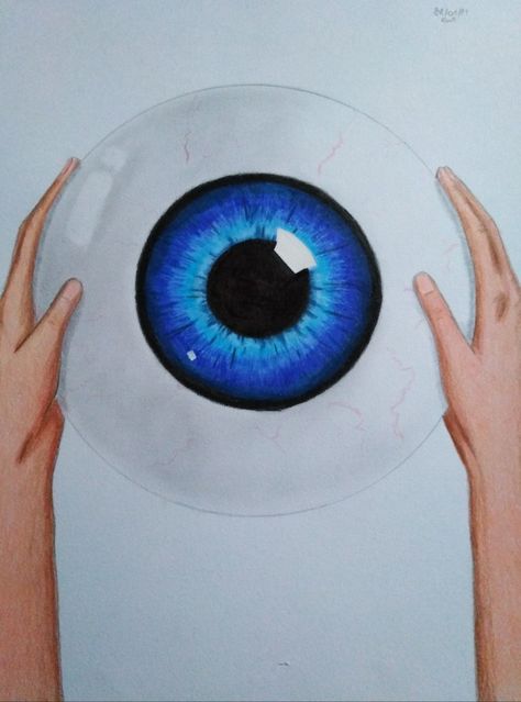 Eye Ball Drawing, Ball Painting, Eye Ball, Paintings Ideas, Ball Drawing, Realistic Eye, I'm Sorry, An Eye, Pictures To Draw