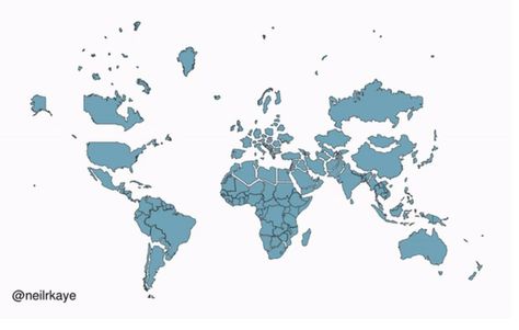 Earth Map, Map Pictures, Scandinavian Countries, Earth Surface, Projection Mapping, Countries Around The World, North Africa, Data Visualization, World Map