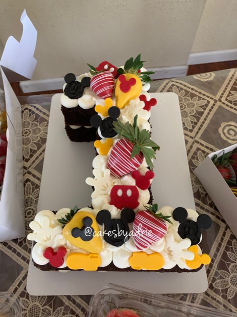 Number 3 Mickey Mouse Cake, Mickey Mouse Cream Cake, Mickey Birthday Cupcakes, Number 2 Mickey Mouse Cake, Disney Number Cake, Mickey Mouse Cookie Cake, Mikey Mousse Cake, Minnie Mouse Number Cake, Easy Mickey Mouse Cake