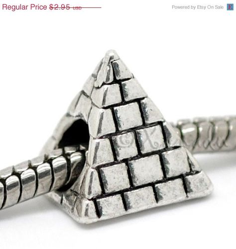 Been there ! Need it! Great Pyramid Of Giza Charm Bead - Egyptian Pyramid Bead For European Bracelet And Necklace Jewelry - Unique Gift Idea Fo Pyramid Of Giza, Great Pyramid, Wallet Chains, Great Pyramid Of Giza, Egyptian Pyramids, Bracelet And Necklace, Snake Chain Bracelets, Giza, Snake Chain