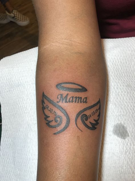 Rip Mom Tattoos, Small Rip Tattoos Ideas, Rip Tattoos Ideas, Small Rip Tattoos, Triplet Tattoos, Mom Tattoo Ideas, Memorial Tattoos Mom, Rip Tattoos For Mom, Memorial Tattoo Quotes