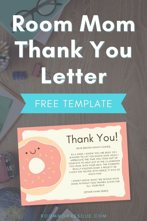 Get your free room mom thank you note templates, digital cards, free printables to say thank you to your class parent and cute room mom appreciation gift ideas. These thank you templates can also be used for PTA volunteer thank you letters and thank you notes to parents from school. Learn more at roommomrescue.com #roommom #thankyouroommom #thankyounote Parent Thank You From Teacher, Room Parent Thank You Gifts, Room Mom Ideas Classroom, Room Parent Gifts, Room Mom Letter, Room Mom Gifts, Thank You To Parents, Mom Gifts Ideas, Pta Volunteer