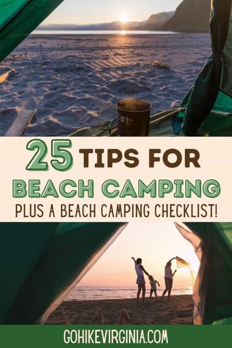 Camping In The Fall, Beach Camping Tips, Camping Packing List, Fall Camping, Vacation Memories, Camping Checklist, Fall Hiking, Beach Camping, Camping Tips