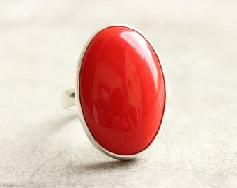 The decent looking red color red coral gemstone looks absolutely impressive and spellbound beautiful. Aside from being attained sophisticated appearance, this stone preserves distinguish astrological properties that encourage people to use this stone in a large manner.  #fashion #fashionable #luxury #lifestyle #gemstone #stone #jewelryandfashion #simplejewelry  #jewelrytipsforparty #gemstonejewelry #fahsionandjewelry #party #9Gem #moonga #redcoralstone #redcoral #coral Red Coral Ring, Blue Chalcedony Ring, Aqua Ring, Red Stone Ring, Birthday Gift Ring, Lapis Ring, Coral Gemstone, Chalcedony Ring, Bold Rings