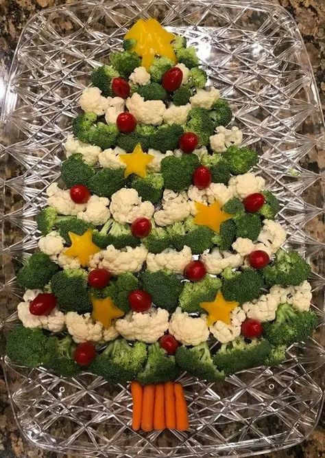 35+ Easy and Festive Christmas Veggie Platter Ideas - Delishably Gnome Veggie Tray, Vegetable Tree Appetizer, Christmas Vegetable Tray Ideas, Veggie Tree Christmas, Christmas Tree Vegetable Tray, Xmas Veggie Tray Ideas, Christmas Tree Veggie Platter, Veggie Tray Christmas Tree, Holiday Veggie Trays